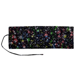 Universe Star Planet Galaxy Roll Up Canvas Pencil Holder (m) by Ravend