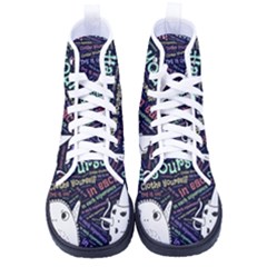 Experience Feeling Clothing Self Kid s High-top Canvas Sneakers by Paksenen