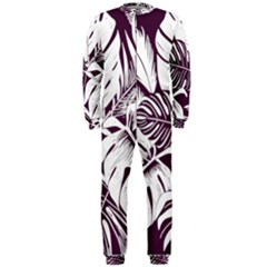 Abstract Art Tropical Leaves Onepiece Jumpsuit (men)