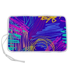 Seamless Vintage Pattern Retro 80s Or 90s Style Abstract Pen Storage Case (s) by Loisa77