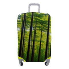 Green Forest Jungle Trees Nature Sunny Luggage Cover (small)