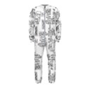 Blackboard Algorithms Black and White Pattern OnePiece Jumpsuit (Kids) View1