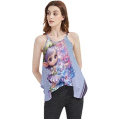 Christmas Elf Flowy Camisole Tank Top by FantasyArt