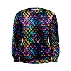 Rainbow Scales Women s Sweatshirt