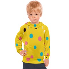 Moles Points Background Pattern Kids  Hooded Pullover