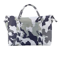 Camo Army Black White Carry-on Travel Shoulder Bag