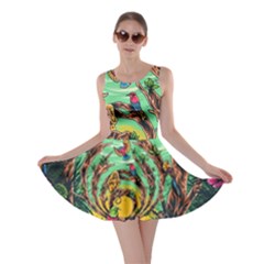 Monkey Tiger Bird Parrot Forest Jungle Style Skater Dress by Grandong