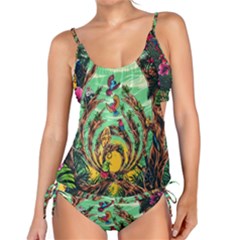 Monkey Tiger Bird Parrot Forest Jungle Style Tankini Set by Grandong