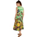 Monkey Tiger Bird Parrot Forest Jungle Style Summer Maxi Dress View2