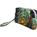 Monkey Tiger Bird Parrot Forest Jungle Style Wristlet Pouch Bag (Small) View1