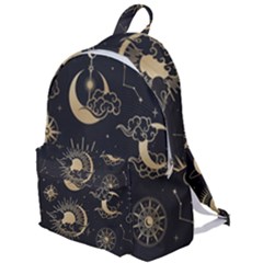 Asian Seamless Pattern With Clouds Moon Sun Stars Vector Collection Oriental Chinese Japanese Korean The Plain Backpack by Grandong