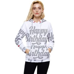 Birthday  Women s Lightweight Drawstring Hoodie by didisemporium