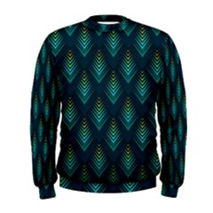 Peacock Texture 3d Pattern Peacock Texture Men s Sweatshirt by Loisa77