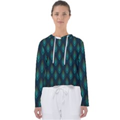 Peacock Texture 3d Pattern Peacock Texture Women s Slouchy Sweat by Loisa77