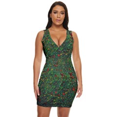 Grass Nature Meadow Draped Bodycon Dress by Loisa77