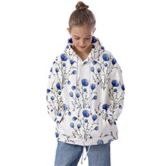 Flowers Seamless Pattern Victorian Kids  Oversized Hoodie