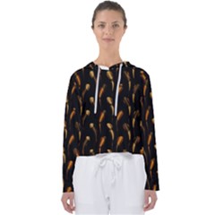 Abstract Art Pattern Warm Colors Women s Slouchy Sweat