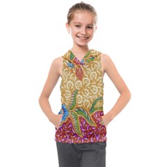 Batik Indonesian Culture Indonesia Authentic Kids  Sleeveless Hoodie