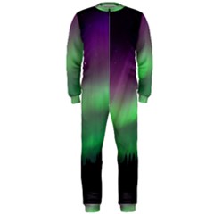 Northern Lights Green Aurora Borealis Onepiece Jumpsuit (men)