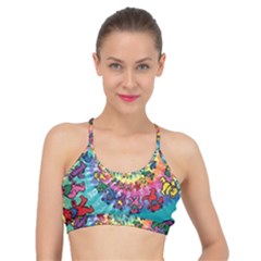 Tie Dye Grateful Dead Bears Basic Training Sports Bra by Perong