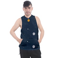 Space Nasa Galaxy Men s Sleeveless Hoodie by Perong