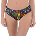 Dead Dancing Bears Grateful Dead Pattern Reversible Classic Bikini Bottoms View3