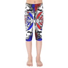 The Grateful Dead Kids  Capri Leggings  by Grandong