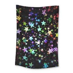 Christmas-star-gloss-lights-light Small Tapestry