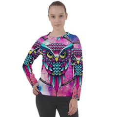 Owl Dreamcatcher Women s Long Sleeve Raglan T-shirt