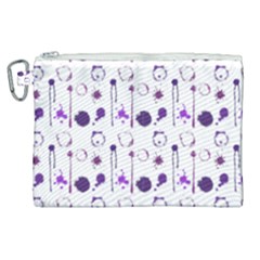 Liquid Splash Pattern Stroke Drip Canvas Cosmetic Bag (xl) by Perong