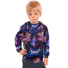 Shadow Madness (ai) Kids  Hooded Pullover by dflcprintsclothing