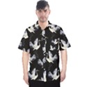 Crane Pattern Men s Hawaii Shirt View1