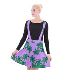 Grateful Dead Bears  Pattern Suspender Skater Skirt