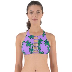 Grateful Dead Bears  Pattern Perfectly Cut Out Bikini Top