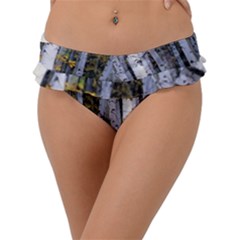 White Birch Trees Autumn Frill Bikini Bottoms