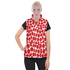 Flower Poppies Plant Petal Women s Button Up Vest by Perong