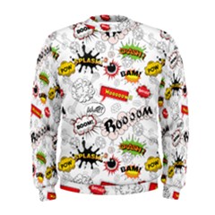 Pattern Seamless Texture Cartoon Men s Sweatshirt by Perong