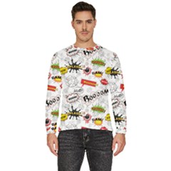 Pattern Seamless Texture Cartoon Men s Fleece Sweatshirt by Perong