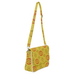 Art Pattern Design Background Shoulder Bag With Back Zipper