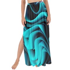 Nature Water Wave Architecture Maxi Chiffon Tie-up Sarong