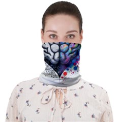 Brain Heart Math Face Covering Bandana (adult)