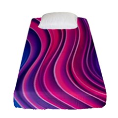 Spiral Swirl Pattern Light Circle Fitted Sheet (single Size) by Ndabl3x