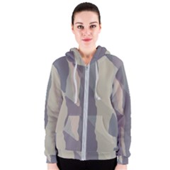 Maximal Camo Print Design Women s Zipper Hoodie by dflcprintsclothing