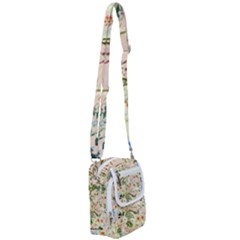 Textile Fabric Tropical Shoulder Strap Belt Bag