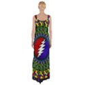 Grateful Dead Bear Pattern Thigh Split Maxi Dress View2