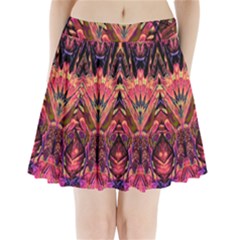 Trippy Garland Pleated Mini Skirt by MRNStudios