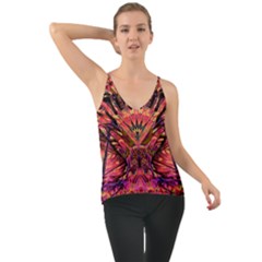 Trippy Garland Chiffon Cami by MRNStudios