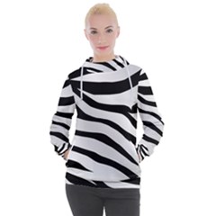 White Tiger Skin Women s Hooded Pullover