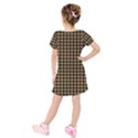 Olimedblk Kids  Short Sleeve Velvet Dress View2