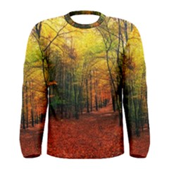 Forest Woods Autumn Nature Men s Long Sleeve T-shirt